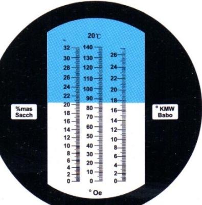 China 0 - refractómetro de la bebida 140°OE en venta