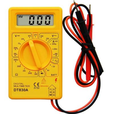 China DT830A CE(CAT I) Popular Small Digital Multimeter 50Hz Square Wave Output  For Beginner for sale