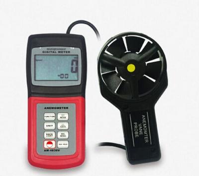 China AM-4836V Air Velocity, Air Temperature, Direction Measurement Digital Anemometer With Data Memory Function for sale