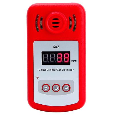 China Mini probador portátil del escape del gas del analizador del detector de gas combustible KXL-602 con la alarma del sonido y de la luz en venta