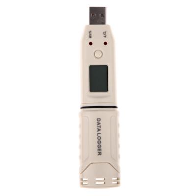 China Humedad de GM1365 Digitaces y temperatura del metro de la temperatura y tipo termómetro de la pluma del lápiz de memoria del registrador USB de la humedad en venta