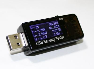 China Metro de la corriente del voltaje del detector del poder de la capacidad del probador QC2.0 de la batería del USB 5V 9V 12V 30V en venta