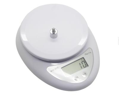 China La escala electrónica 5kg/1 g de la comida de la cocina de Wh-B05 Digitaces, la nutrición blanca escala pequeñas escalas electrónicas en venta