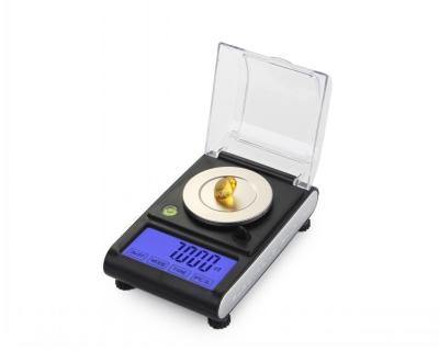 China alta escala electrónica de la balanza del laboratorio de la escala del LCD Digital de la gema del diamante de la joyería de la precisión 50g/0.001g en venta