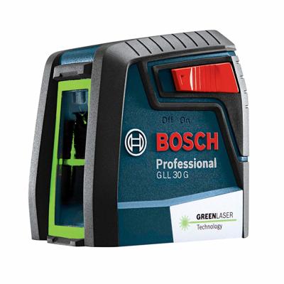 China Dos-línea horizontal de la luz verde del nivel GLL30G del laser de BOSCH y vertical metro de la alta precisión del nivel del laser en venta