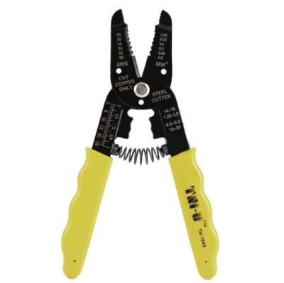 China TU-1043 Portable Cable Cutter Universal Wire Strippe Crimper Automatic Multifunctional TAB Terminal Crimping Plier Tools for sale