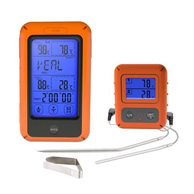 Chine Thermomètre de cuisson sans fil de TS-TP20 Digital avec le double thermographe de cuisson de viande de nourriture de cuisine de sonde pour le BARBECUE de gril de fumeur à vendre