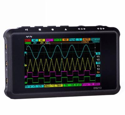 China Mini DSO 100MSa/s Digitaces osciloscopio de bolsillo Kit Analog Bandwidth Oscilloscope del PDA del osciloscopio USB de DS213 en venta