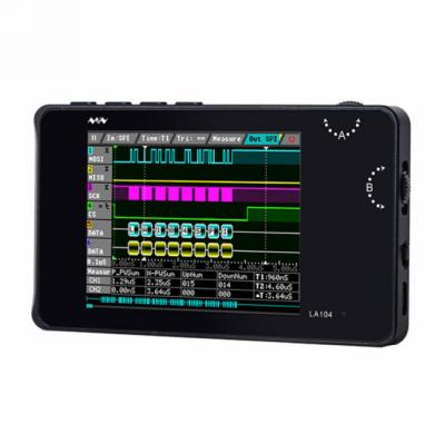 China Mini DSO Digitaces analizador de lógica de LA104 canales 100MHz programable Max Sampling Rate Oscilloscope de la pantalla 4 de 2,8 pulgadas en venta