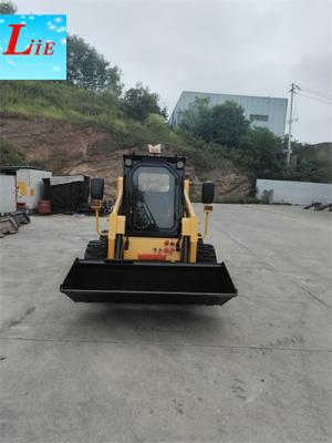 China Gasoline/Diesel Electric Backhoe Wheel Mini Skid Steer Loader 200 Kg with Rubber Track for sale