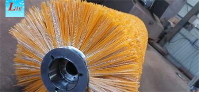 China wavy nylon brush for skid steer loader sweeper for sale