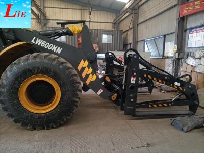 China 5 Ton Wheel Loader log Grapple 1.8CBM Front End Wheel Loader with log grapple wheel loader grapple attachments for sale