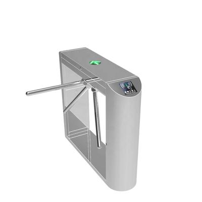 China Desktop Rfid Mechanism Height Tripod Turnstile With Controller Security Entrance Gate for sale