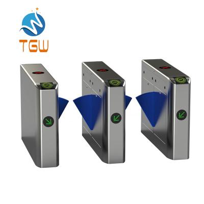 China 304 Stainless Steel TGW-WT006AD Flap Turnstile Stainless Steel Flap Turnstile Flap Turnstile Barrier Gate for sale