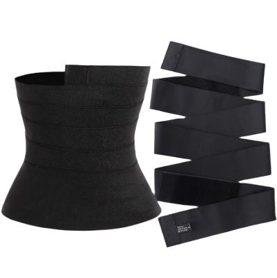 China Yoga Gym.Running.Sport Quality Women Adjustable Waist Wrap Waist Trainer Tape Wrapped Lumbar Support Belt Invisible Waist Wraps for sale