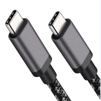 China Cell Phone Types SUNLINE Metal USB 3.1 Type C to Type-C Cable Nylon USB 3.1 Braiding for sale