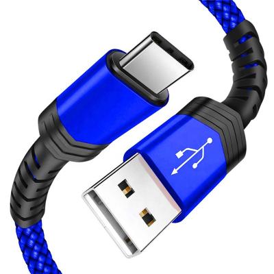 China MP3 / MP4 Player SUNLINE High Quality Nylon Braided USB A 2.0 To Flexible Type C USB C Fast Charger Cable for sale