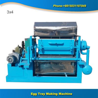 China Good performance small produce paper egg tray moulding machine for sale