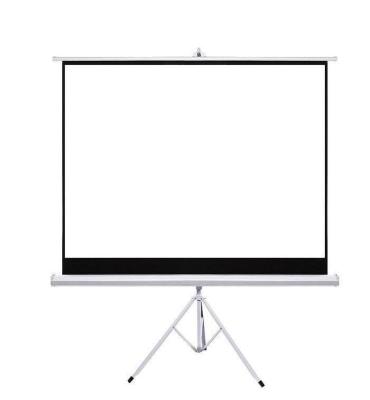 China Tripod Gain 1.0 Matte Projection Screen Floor Stand White Projector Screen 100