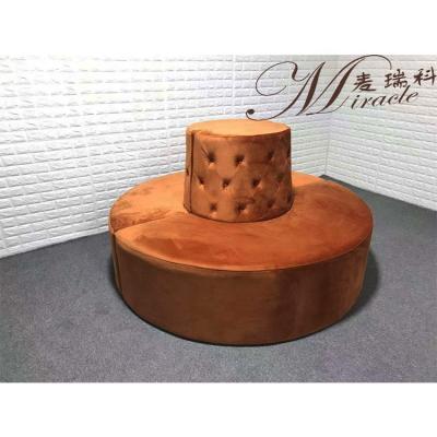 China Wholesale Customized Chesterfield SOFA Factory Fabric Round Wedding Sofa Set for sale