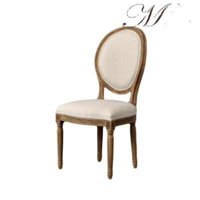 China Wholesale Modern Vintage Designer Round Oak Wood Dining Chair In Restaurant for sale