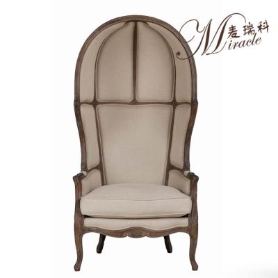 China Home Egg Chair Furniture Antique Style Solid Wood Dome Chair for sale