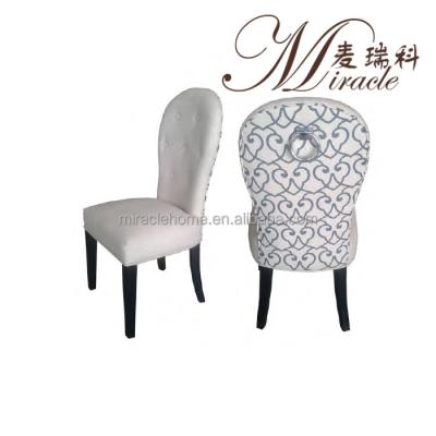 China Dining Chair Style French Pull Clasp Back Of Dining Room Furniture Chairs for sale