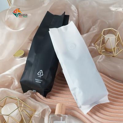 China Barrier DXC 250g Packaging Coffee Bag With Valve Sealer Coffee Bags Stock Product Recyclable for sale