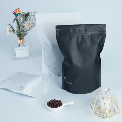 China DXC 500g Food Stand Up Pouch With Zipper Valve Coffee Bag For Plastic Bag Food Packaging for sale