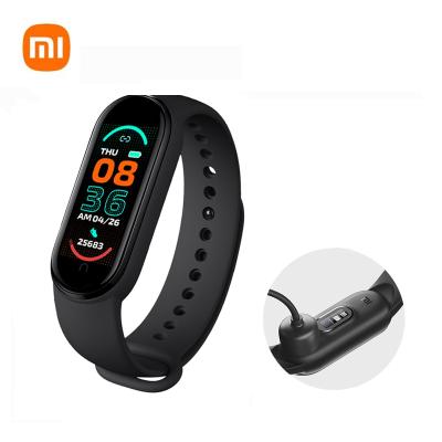 China 2021 New Arrivals Smart MI Smart Band 6 MP3 Playback Bluetooth Smart Watches Wristband Relojes Inteligentes for sale