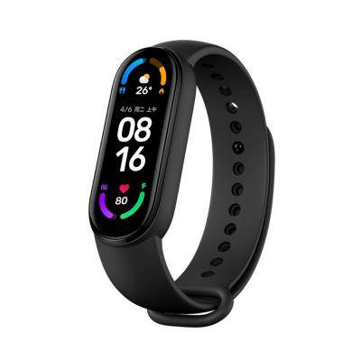 China Wholesale Cheap MP3 Playback Health Monitoring MI Smart Band 6 Magnetic China Charging Smartwatch for sale