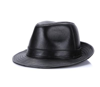 China breathable & Autumn/winter waterproof sheepskin gentleman's hat gentleman's hat for the elderly for sale