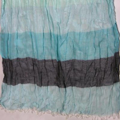 China Latest Women Long Fashion Colorful Ply Polyester Scarf for sale