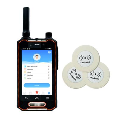 China Security Inspection Machine GPRS&GPS RFID Intelligent Guard Clocking Patrol System Android Security Guard for sale