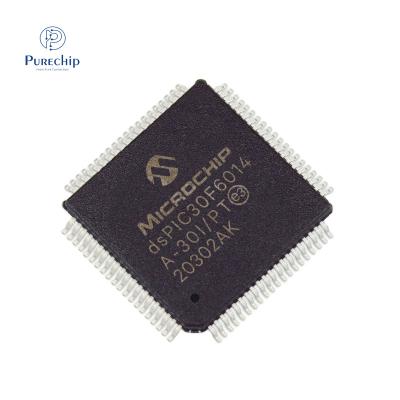 China Purechip dsPIC30F6014-30I/PF TQFP80 IC Electronic Components Standard Original Chips Integrated Circuits In Stock dsPIC30F6014-30I/PF for sale