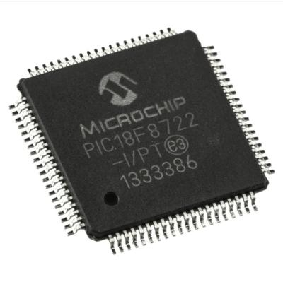 China New &Original Purechip PIC18F8722-I/PT QFP80 standard in electronic components stock integrated circuit IC PIC18F8722-I/PT for sale