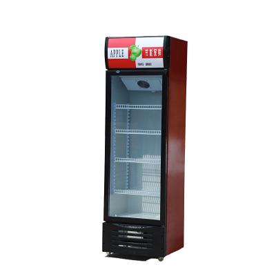 China Commercial Upright Single-temp Freezer Beverage Display Freezers For Supermarket for sale