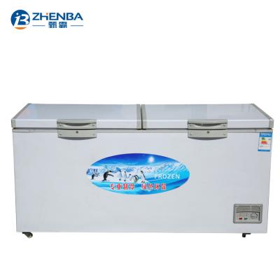 China Single-temperature Supermarket Refrigerator Island Freezer Horizontal Freezer Temperature Island Display Freezer for sale