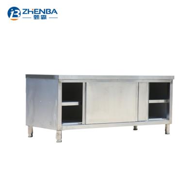 China commercial kitchen most popular restaurant kitchen work table cabinet/steel cabinet with best price for sale