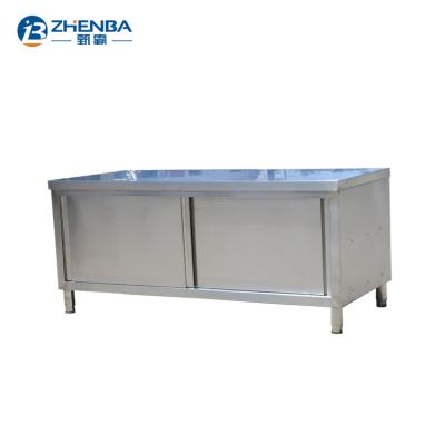 China Customized Easily Cleaned Stainless Steel Work Table Buffet Prep Work Table For Hotel Kitchen for sale