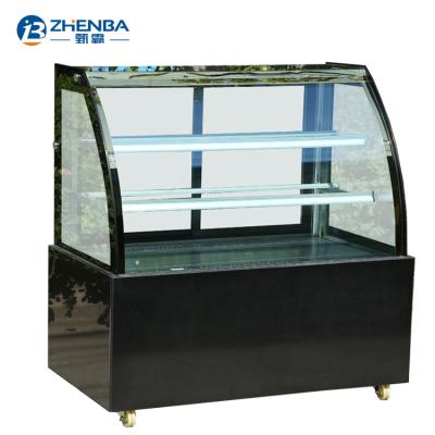 China Hot Selling Single-temperature Cake Display Freezer Catering Cooler Display Showcase Fridge Tea Shop for sale