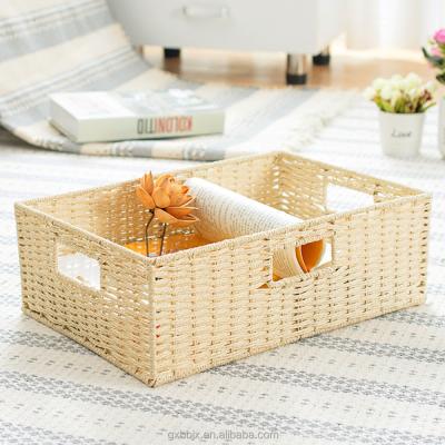 China Viable handmade woven storage basket for storing or sorting for sale