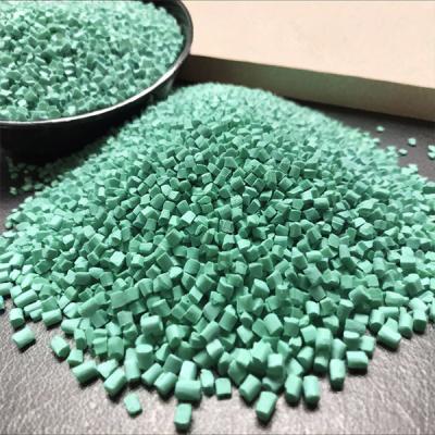 China Non Toxic Wiredrawing Plastic Masterbatch EVA green Color Anti Block for sale