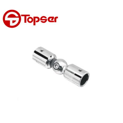 China Shower Room Hose Stainless Steel 25mm/19mm Diameter Glass Tube Connector for sale