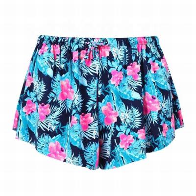 China QUICK DRY Female Floral Spandex Swim Surf Beach Shorts For Women for sale