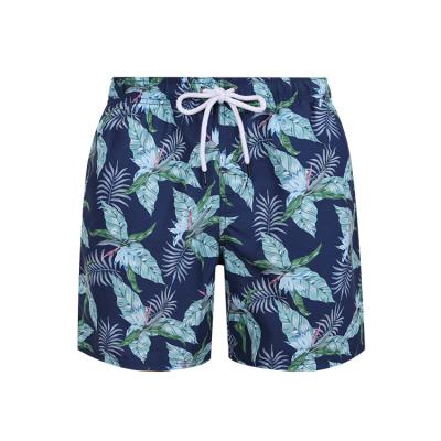 China OEM Sublimation Breathable Service Blue Custom Swim Trunks Wholesale Male Beach Shorts for sale