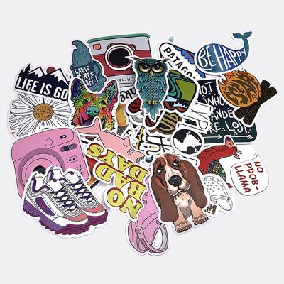 China Waterproof+Eco-friendly Vinyl PVC Logo Custom Vinyl Evel Knievel Foil Cut Sticker Die Cut Stickers for sale