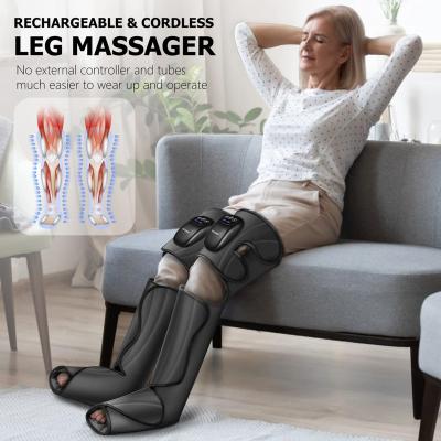 China OEM Leg Foot and Leg Massager Machine Circulation Pain Air Compression Therapy Device Wireless Air Foot Massager Boots botas for sale