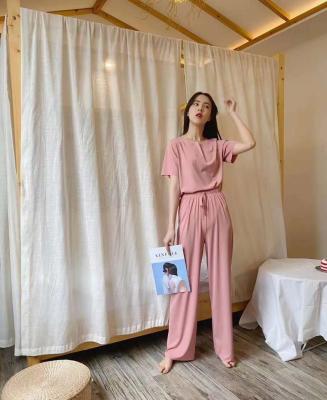 China 2021spring and summer new QUICK DRY leisure wear, leisure suit, fashion slim suit, loose comfortable suit, sleep articles for sale