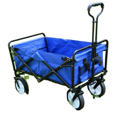 China Small And Lightweight Portable Household Storage Shopping Cart Outdoor Camping Folding Cart for sale